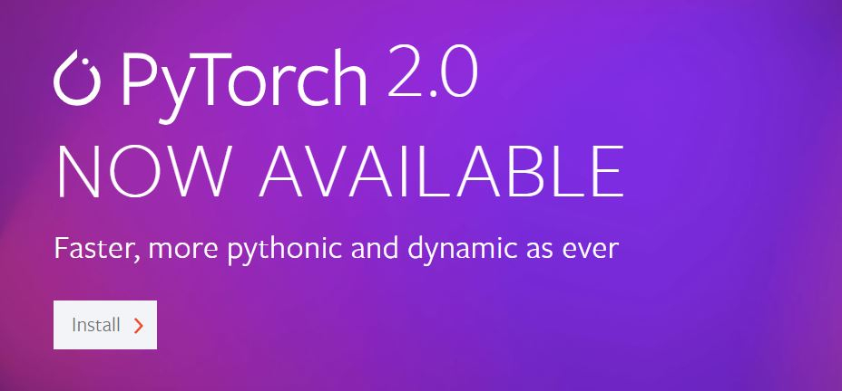 Imagem ferramenta Pytorch