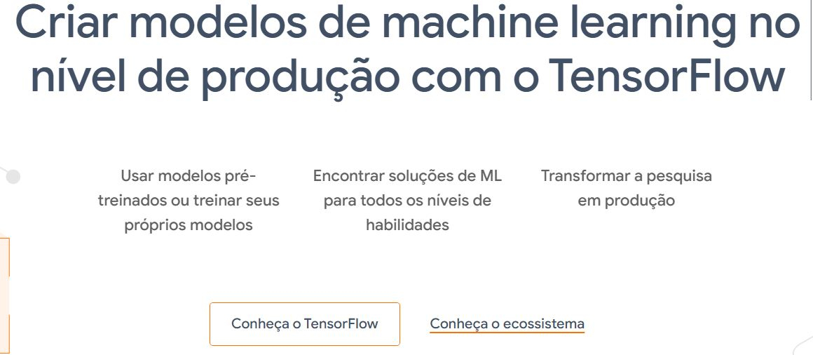 Imagem Ferramenta TensorFlow