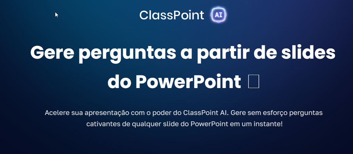 Imagem ferramenta Classpoint AI