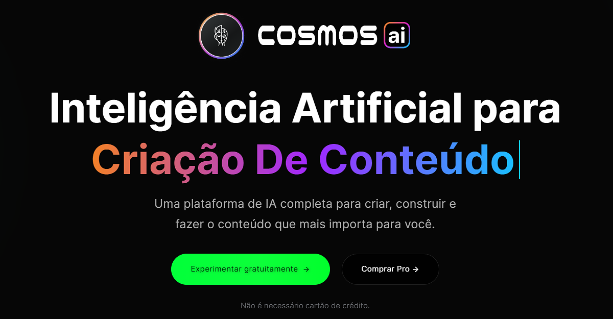 Imagem ferramenta Cosmos AI