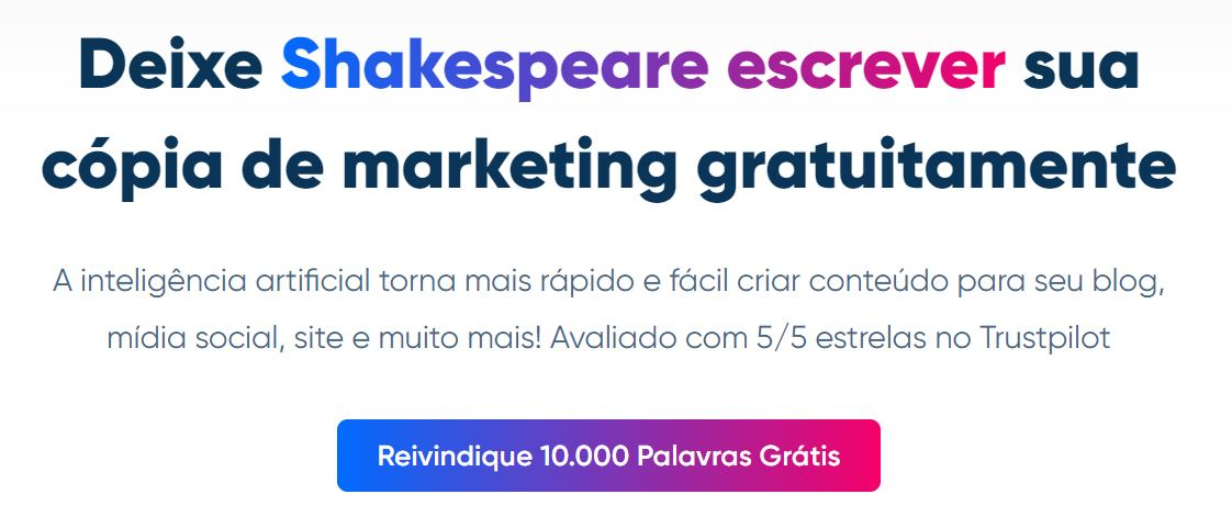 Imagem ferramenta Shakespeare