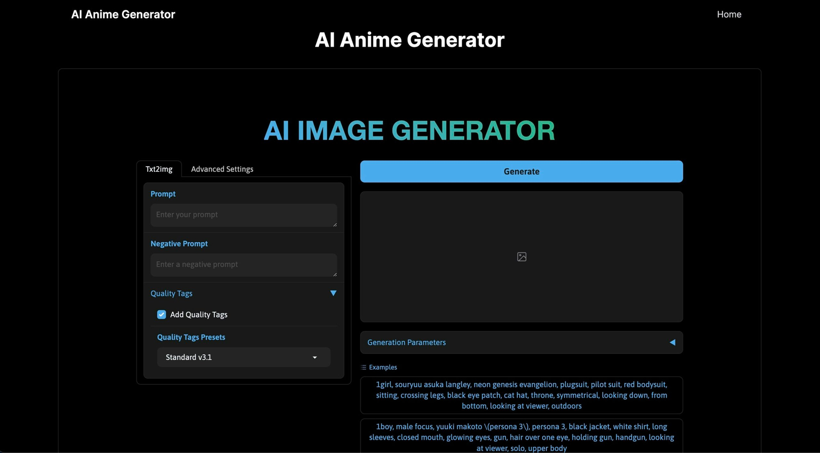 AI Anime Generator: Gerar personagens e cenas de anime.