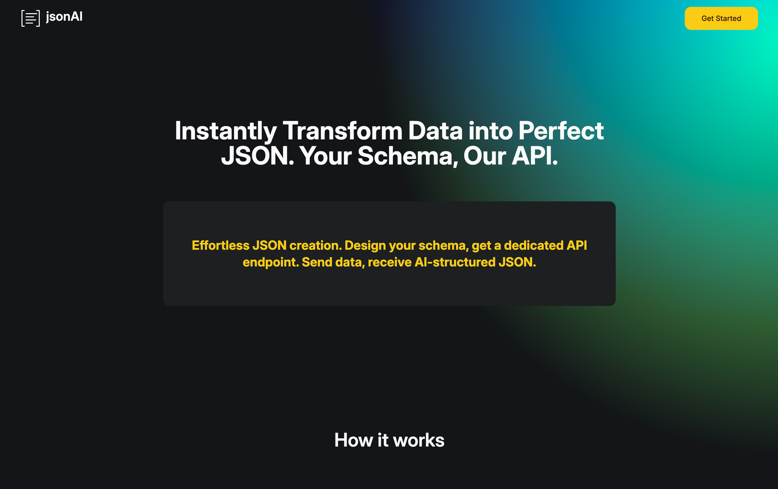 jsonAI.cloud: Criar e gerenciar esquemas JSON