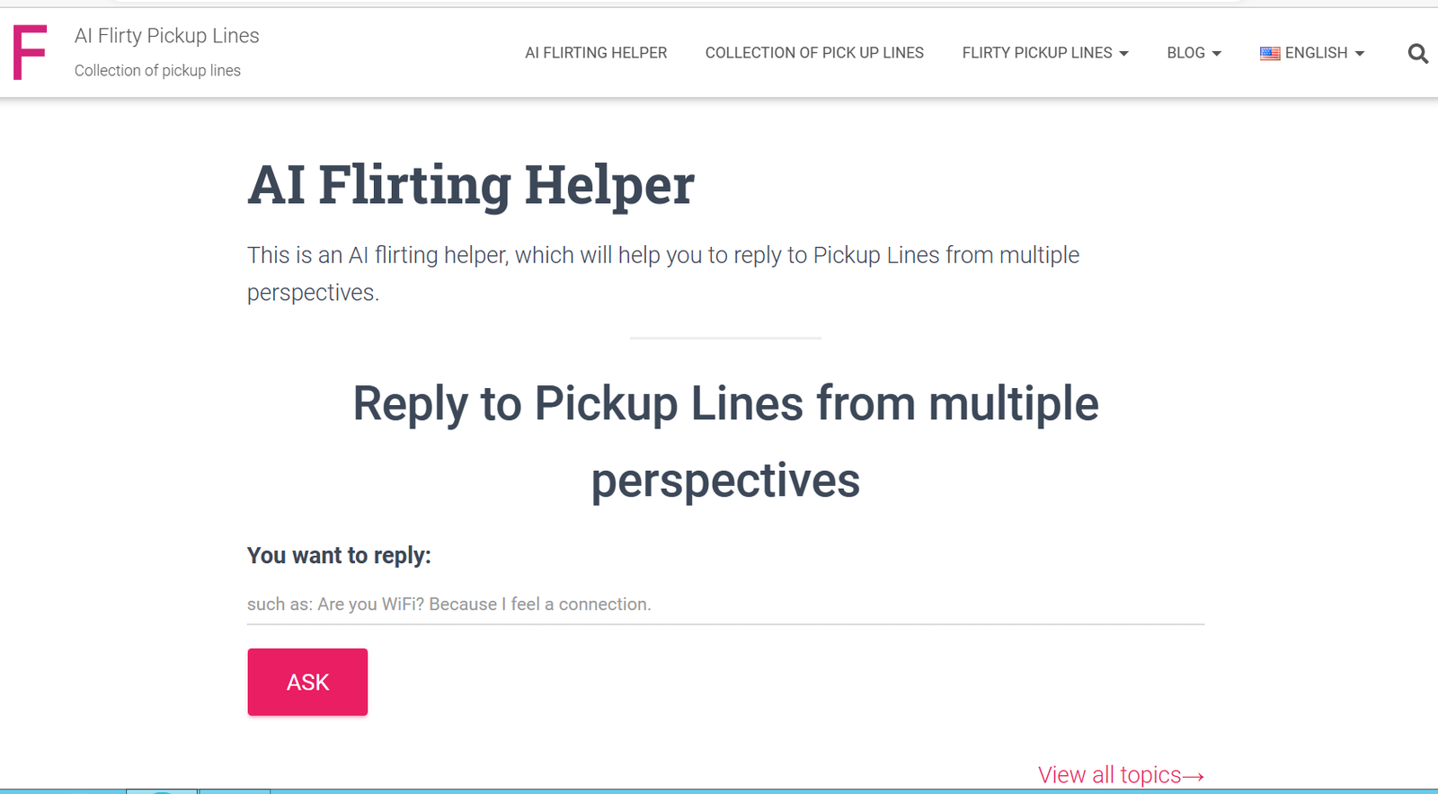 AI Flirting Helper