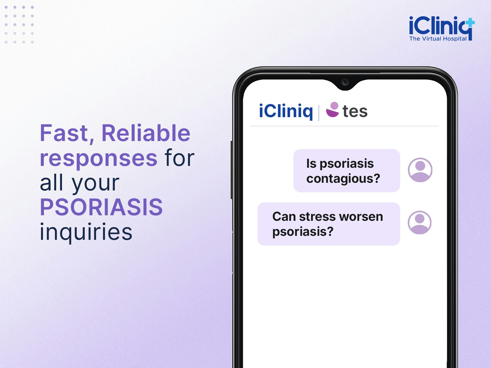 iCliniq Tes AI Psoriasis Expert