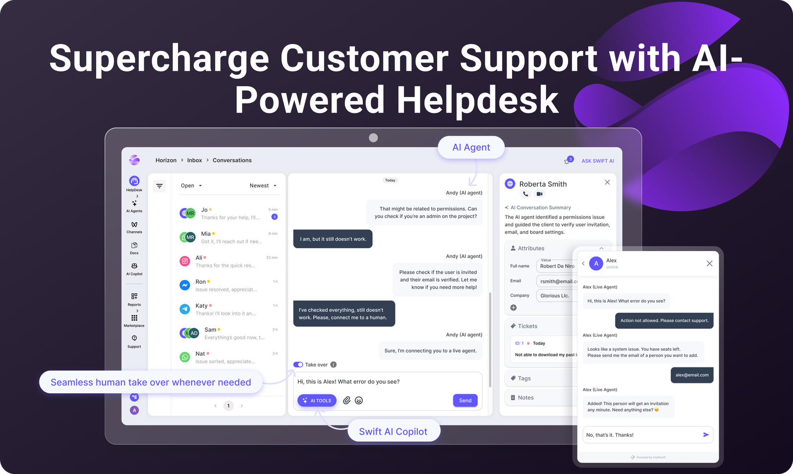 Intelswift AI Agents Marketplace