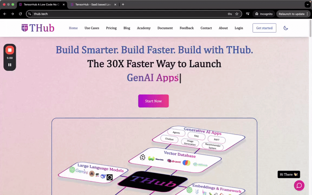 TensorHub A Low Code No Code AI Platform