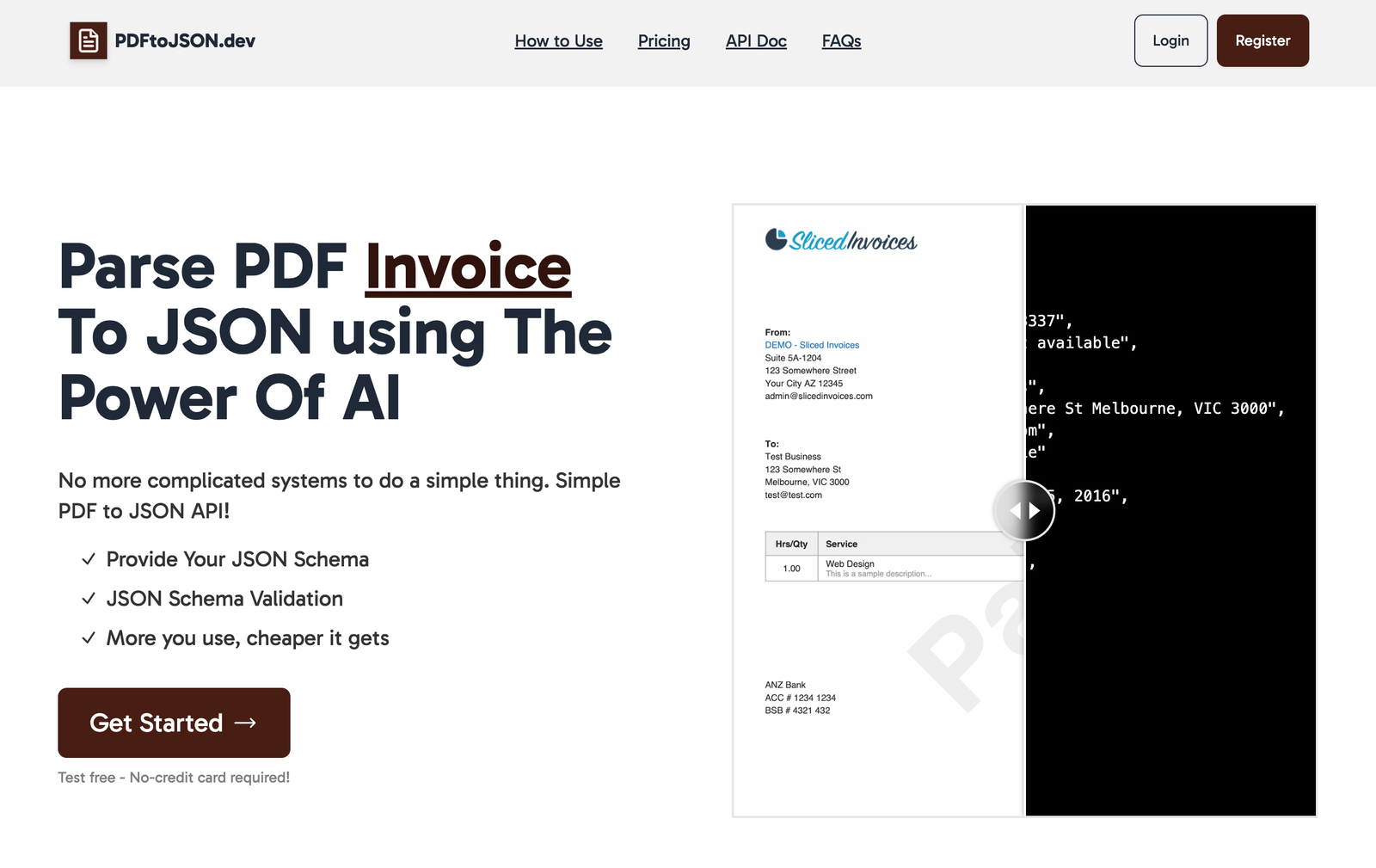 PDFtoJson.dev