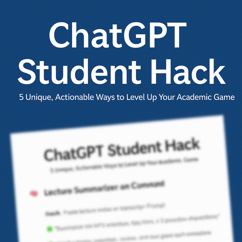 Student GPT Cheat Sheet – Download Now