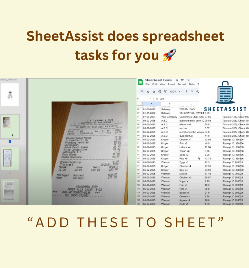 SheetAssist