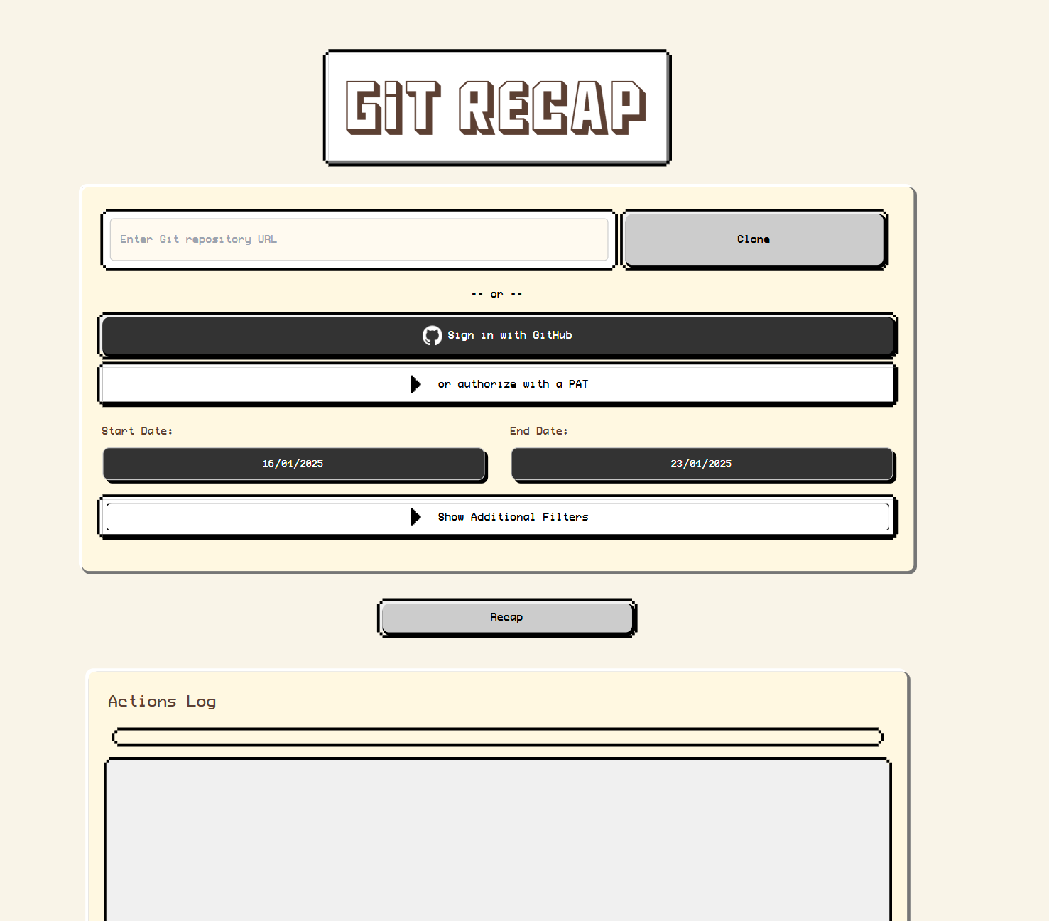 GitRecap