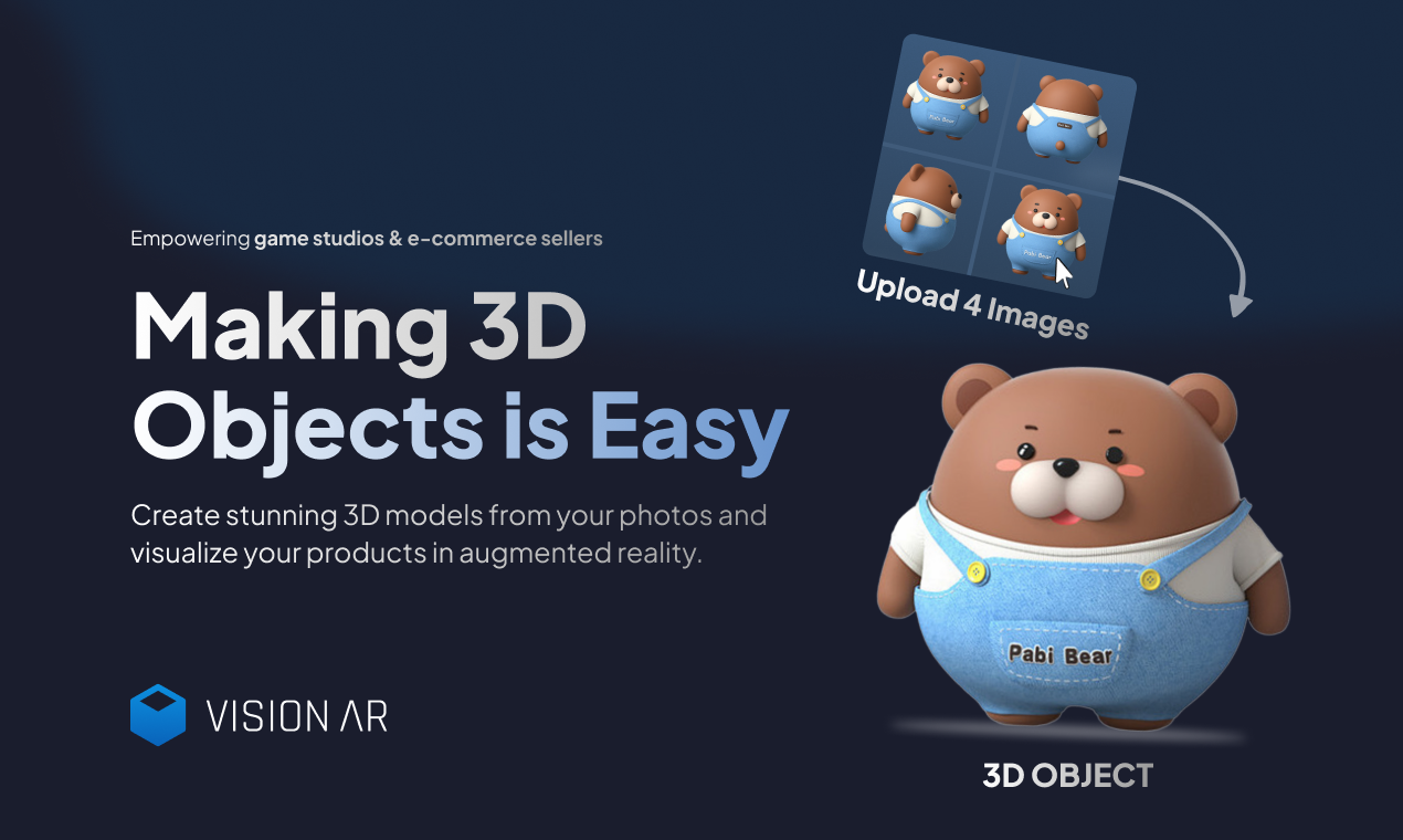 VisionAR – Create 3D Models with AI