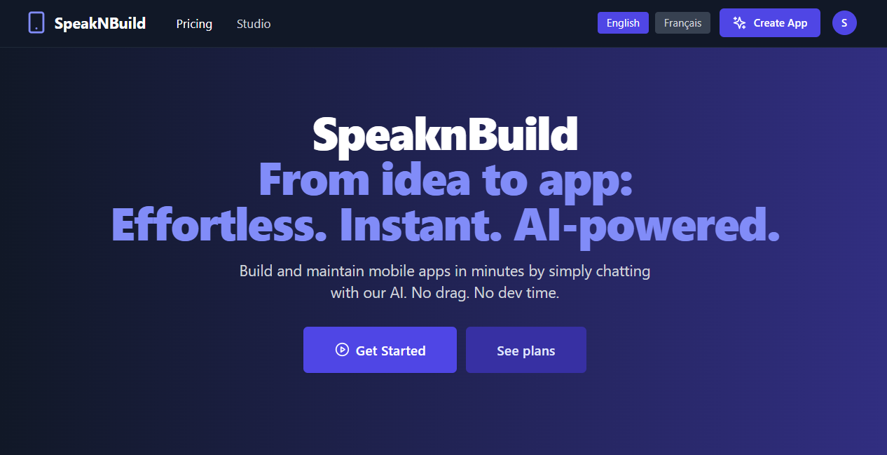 SpeakNBuild