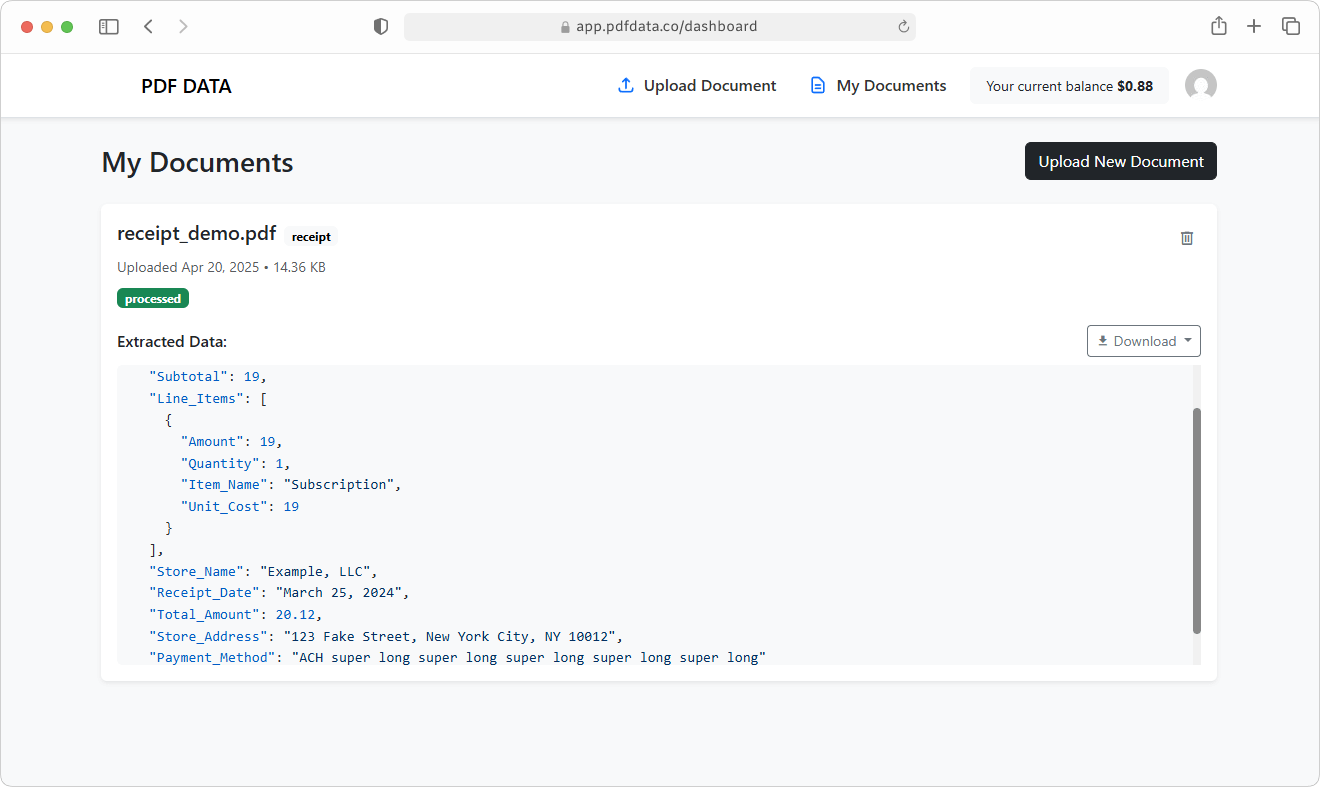 PDFData