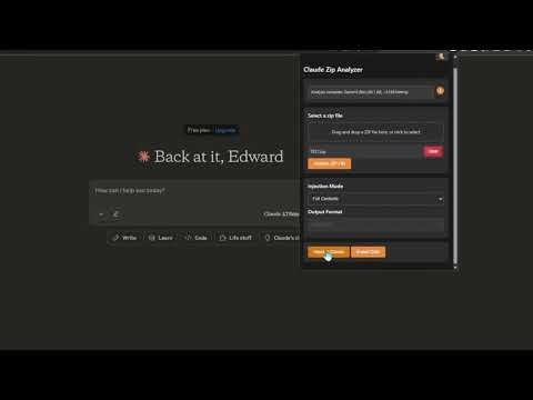 Claude AI Zip File Uploader & Analyzer