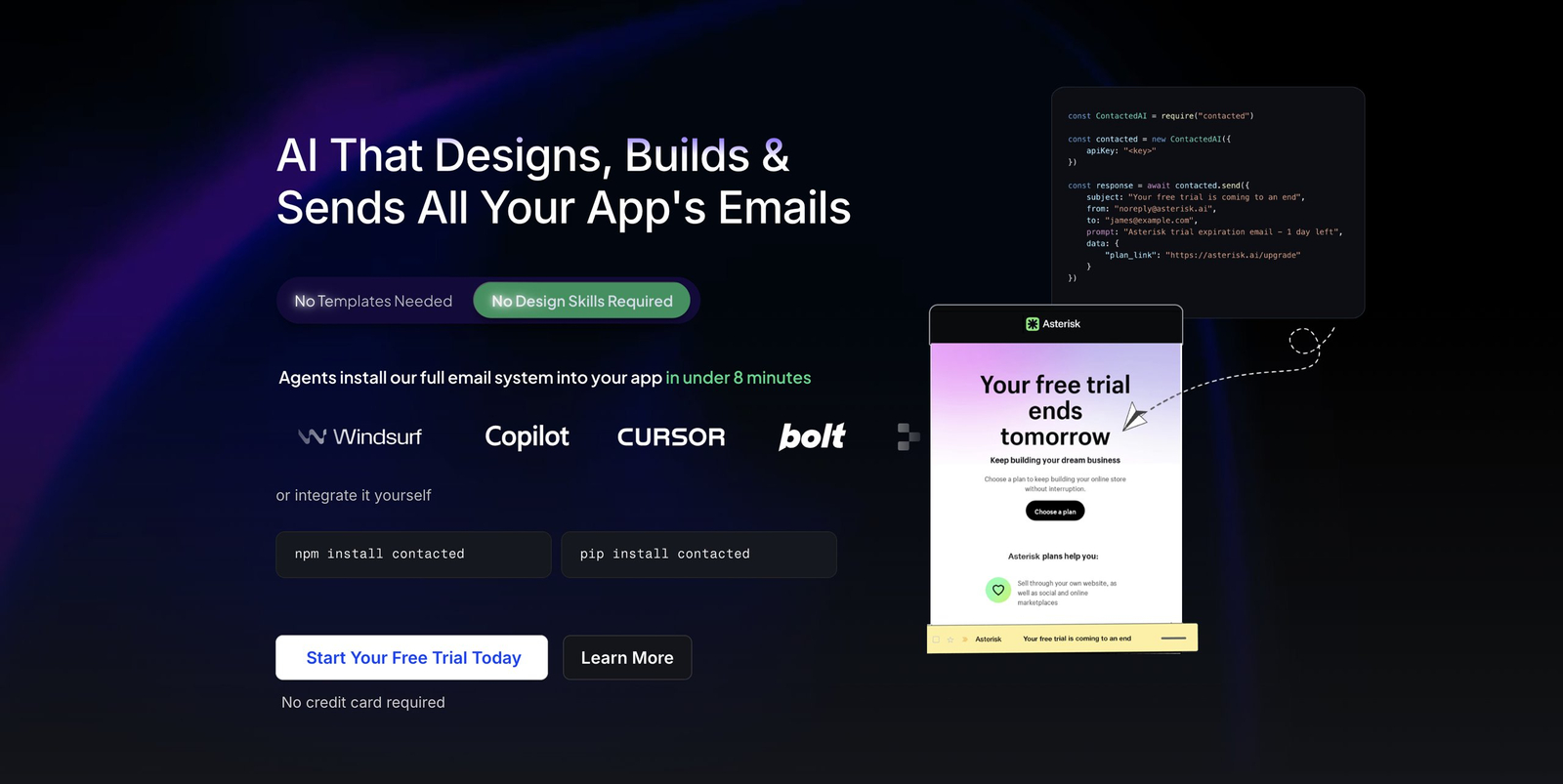 Contacted – AI Emails For Developers