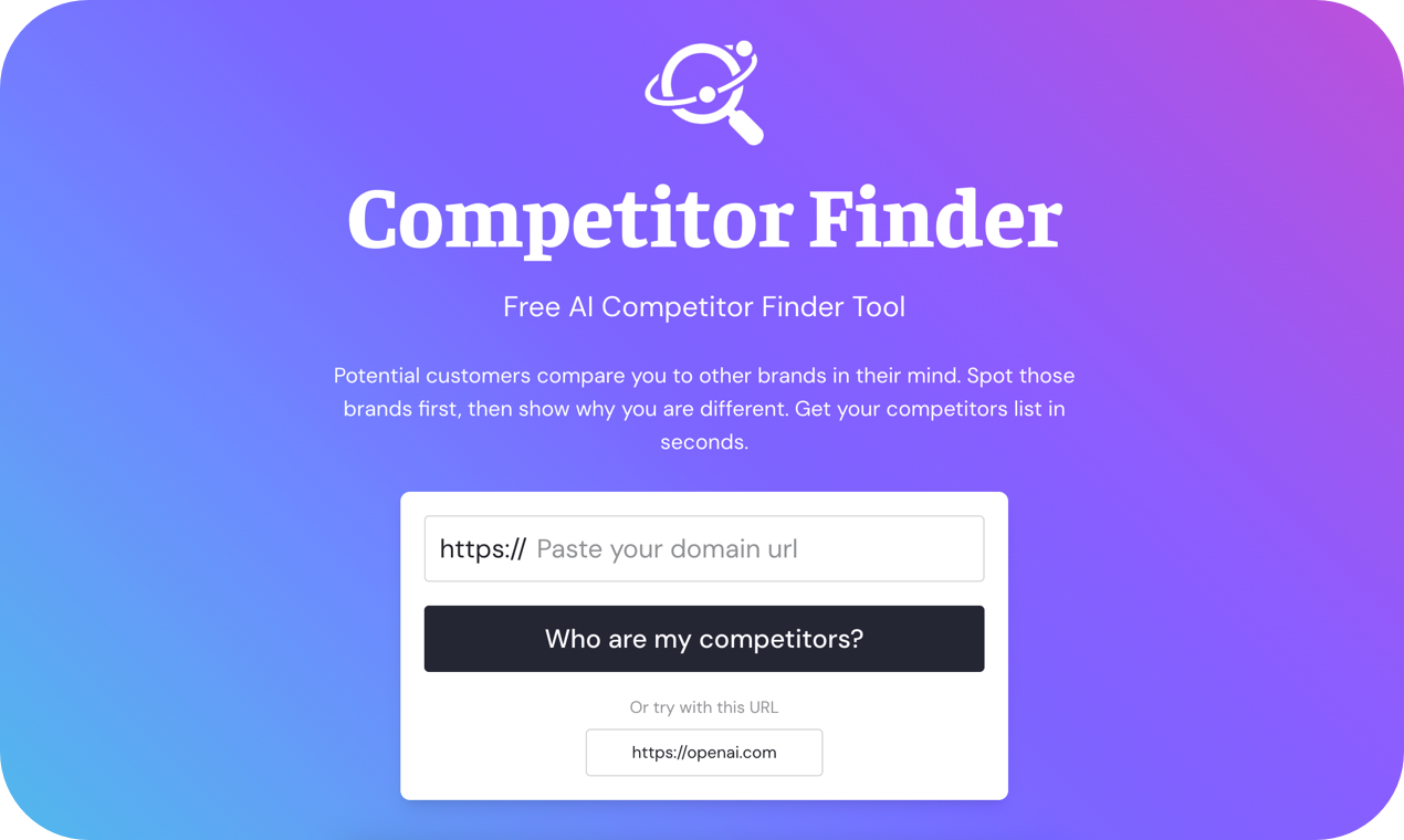 Competitor Finder