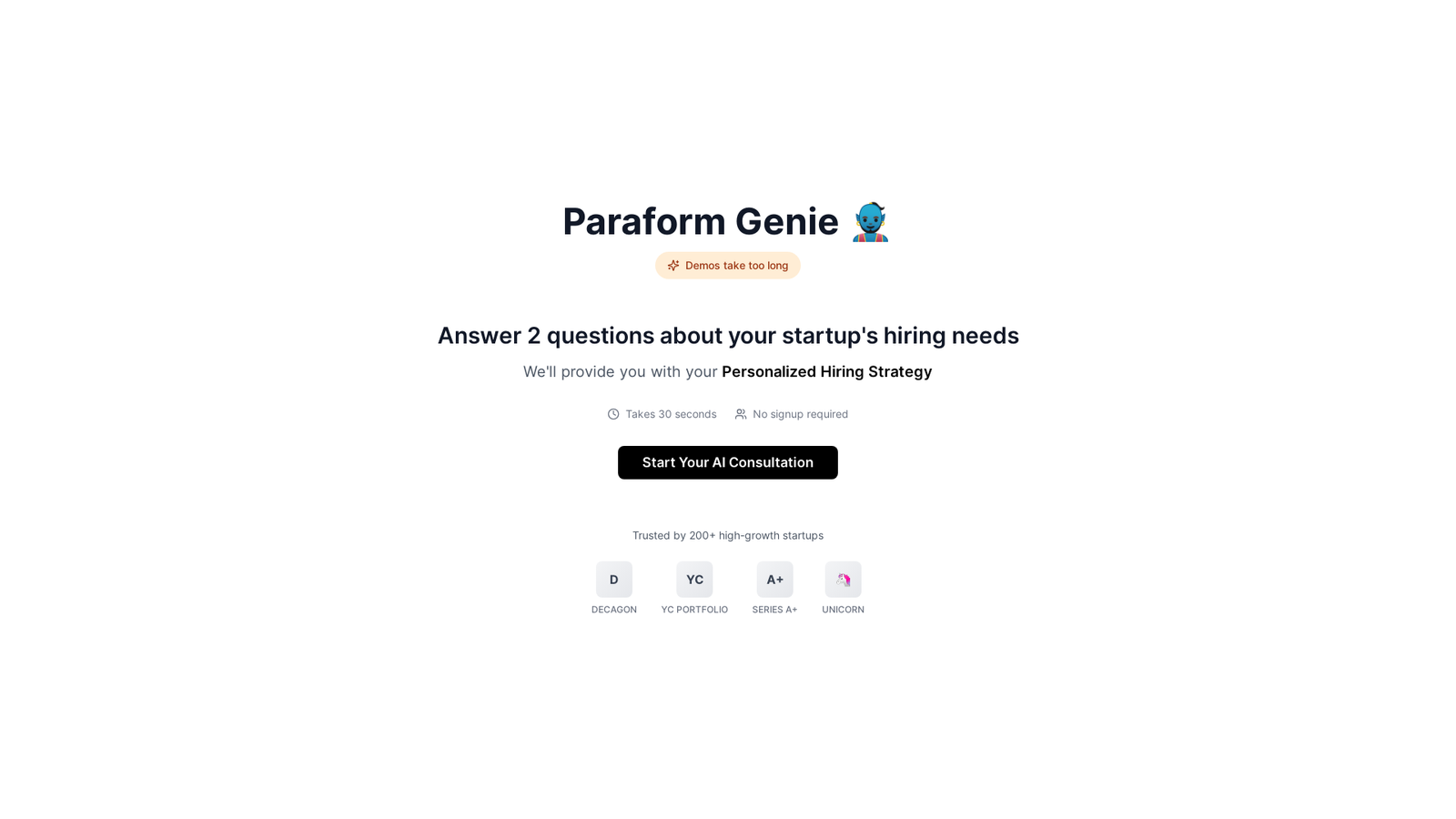 Paraform Genie