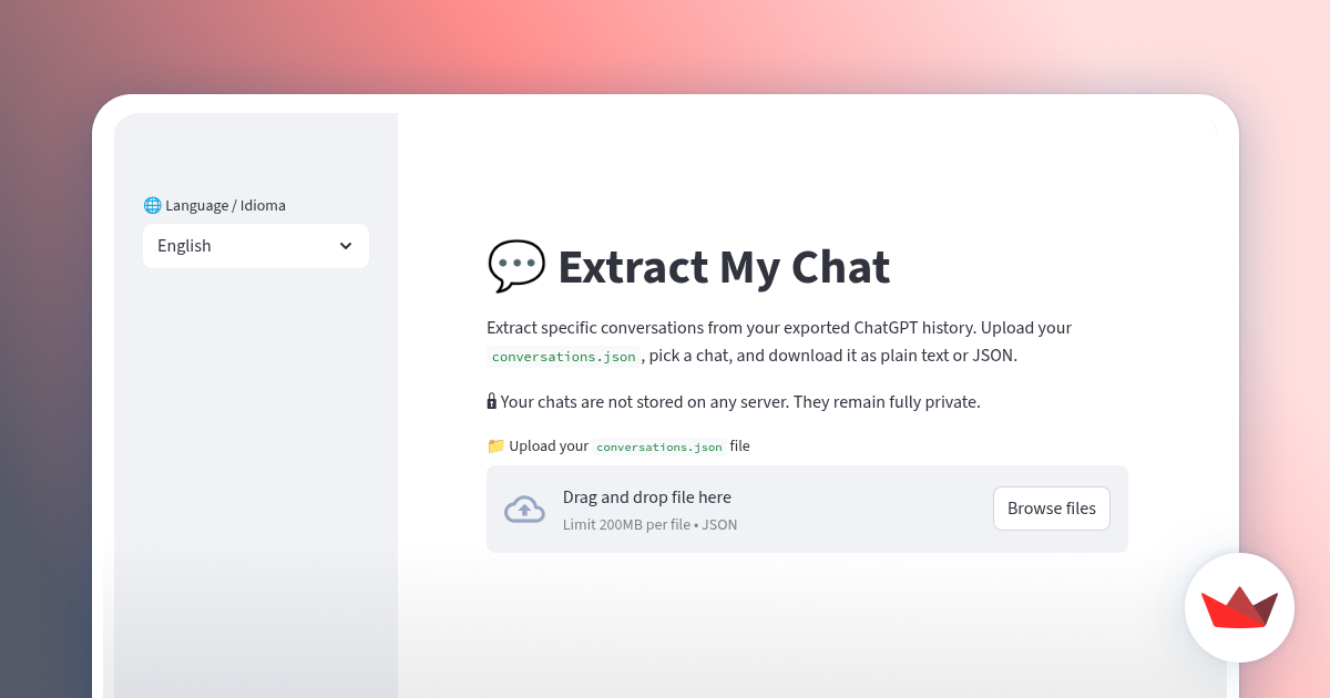 Extract My Chat