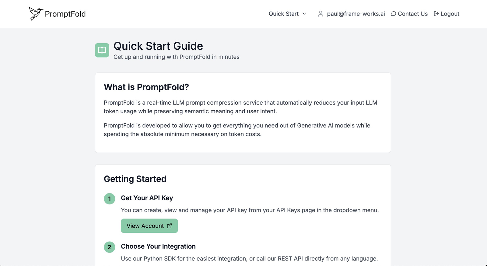 PromptFold