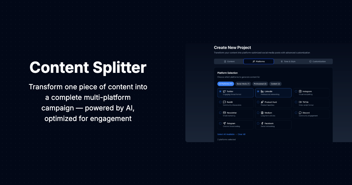 ContentSplitter