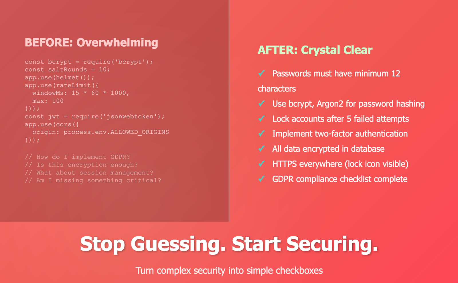The Security Checklist for Vibe Coders