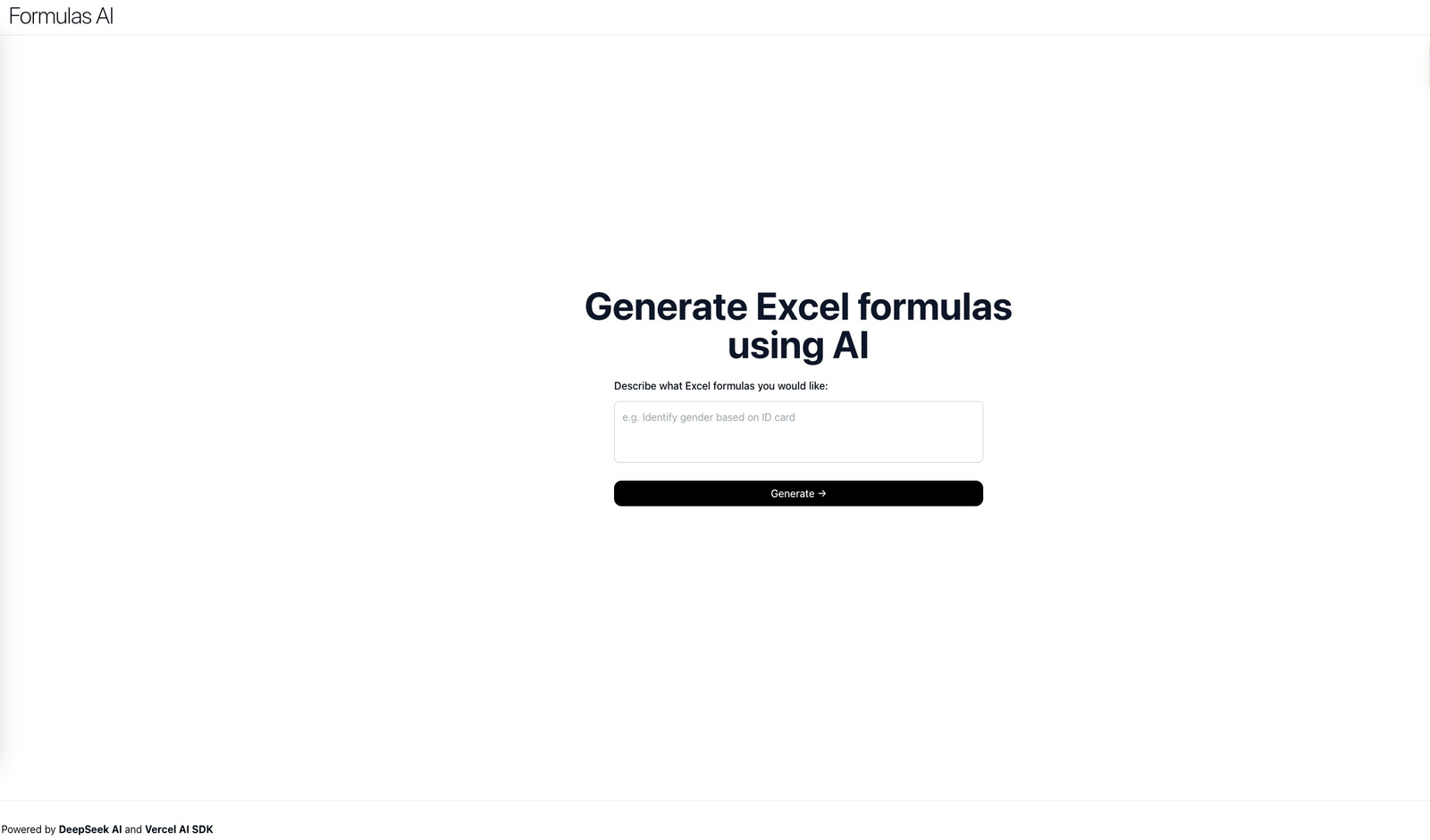 Formulas-AI