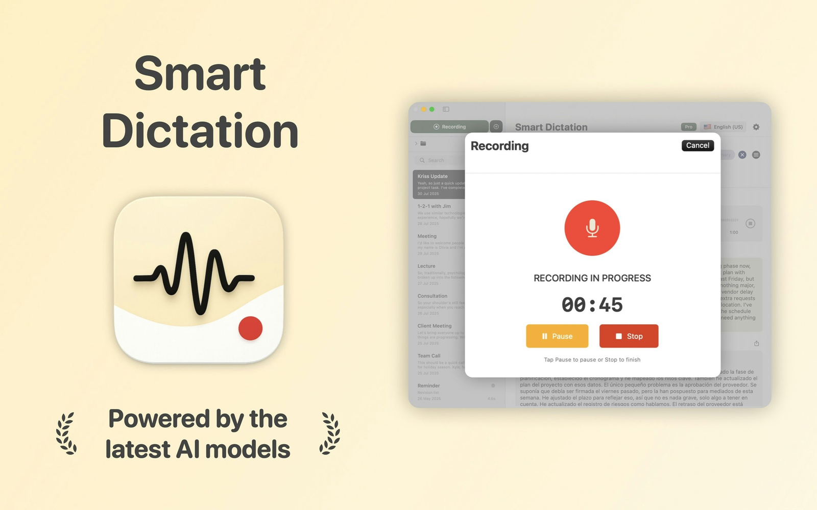 Smart Dictation