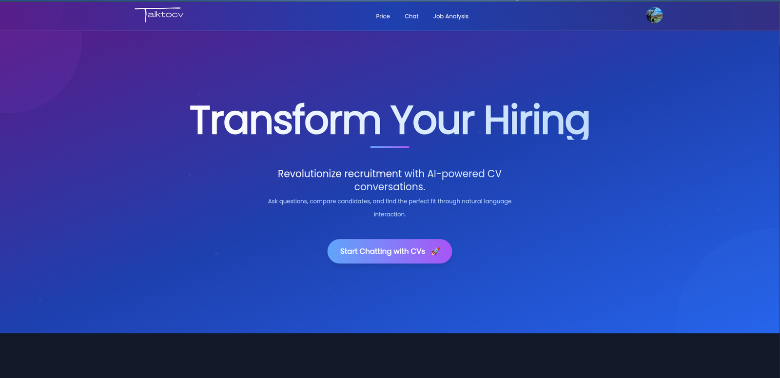 Talk to CV