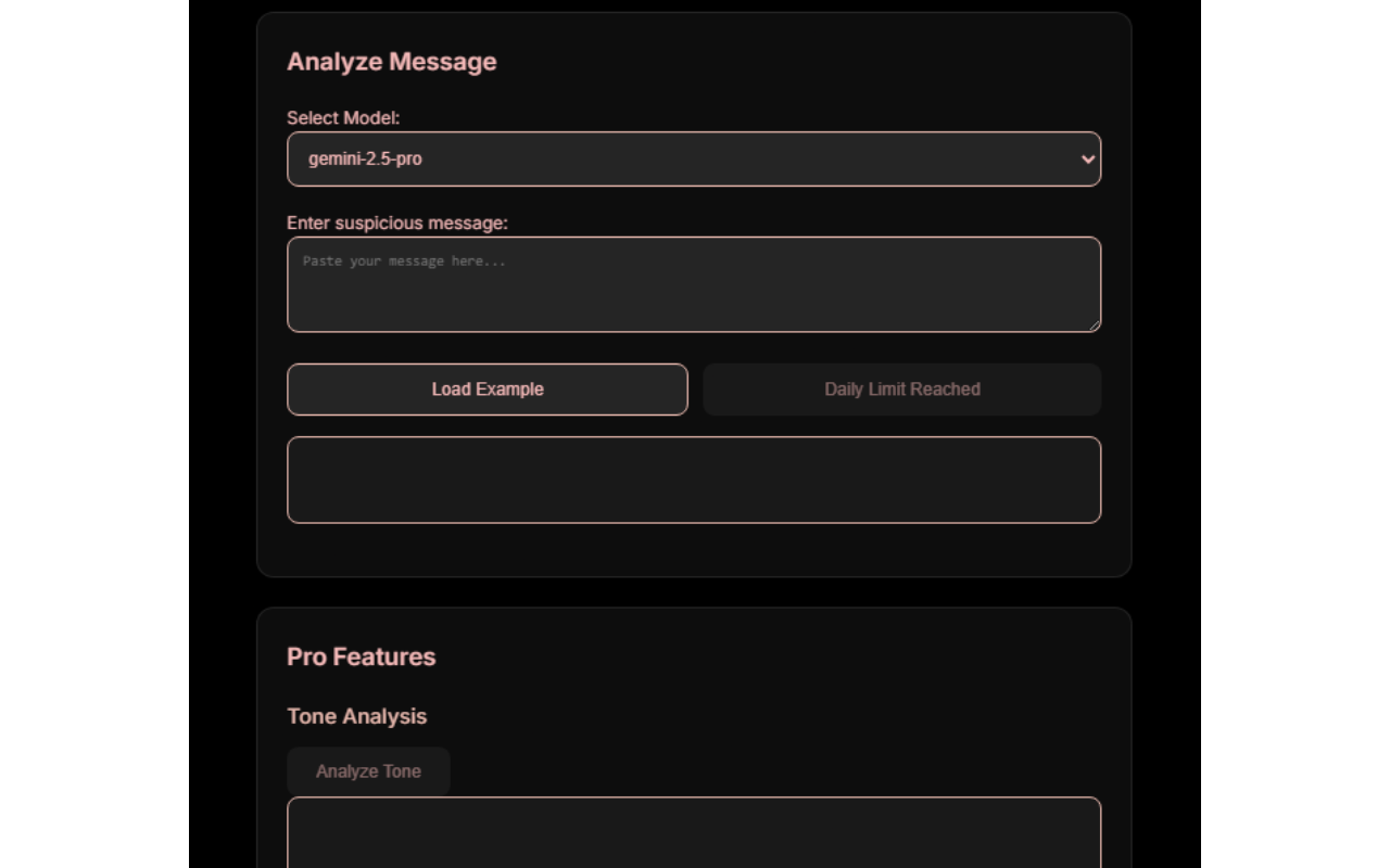 Social Engineering Tactic Detector AI