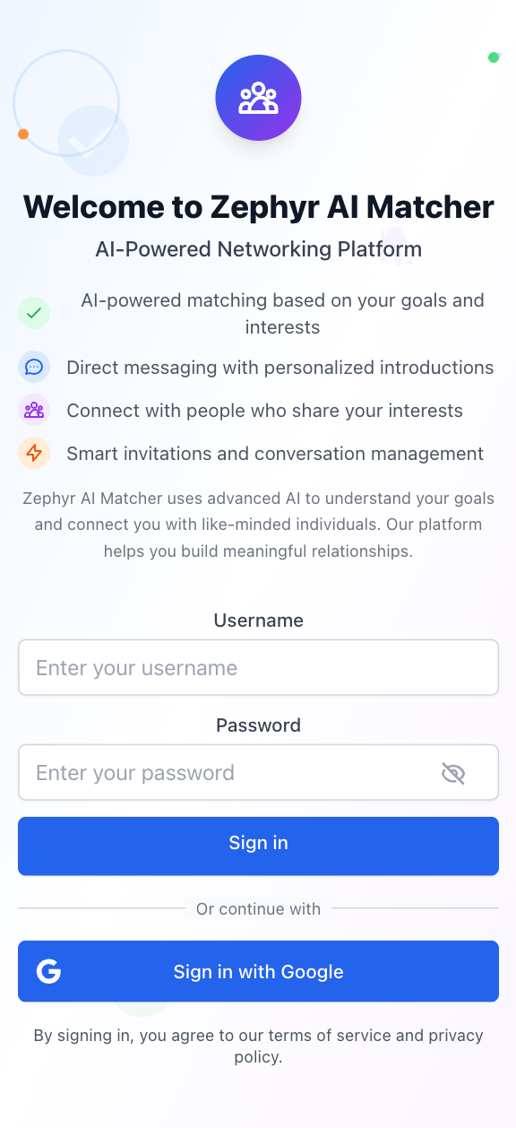 Zephyr Matcher