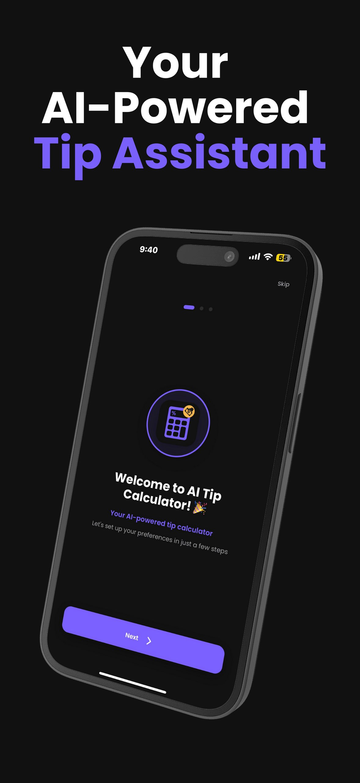 AI Tip Calculator