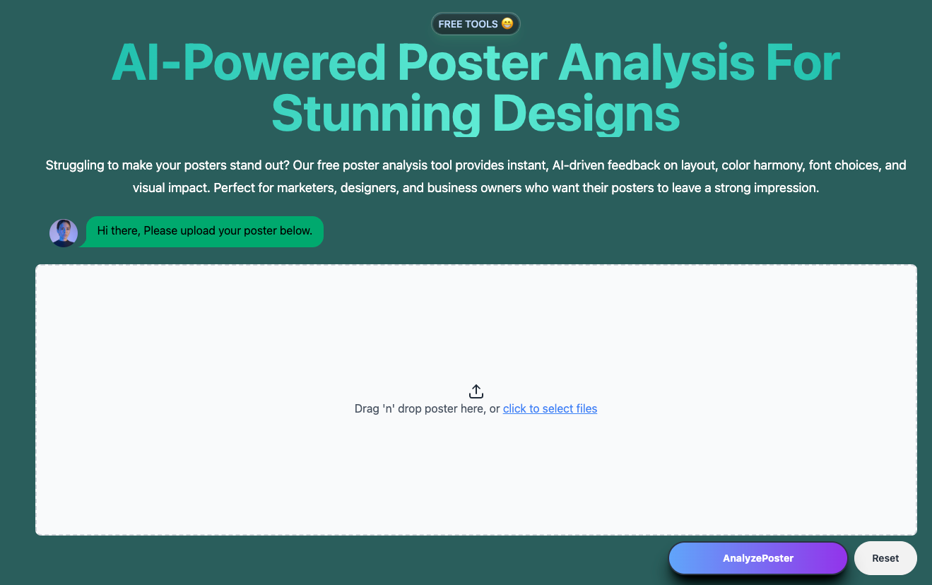 Free Poster Analysis Tool