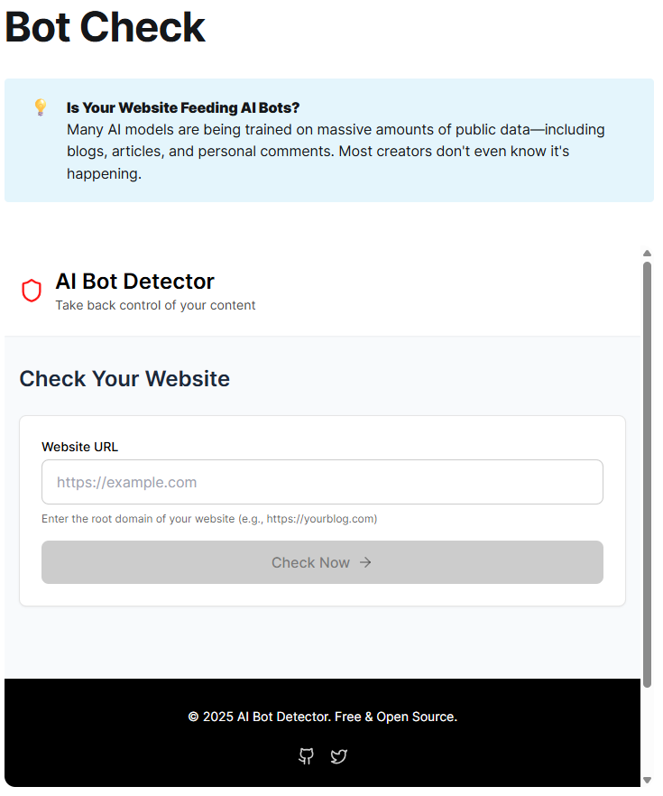 Bot Check