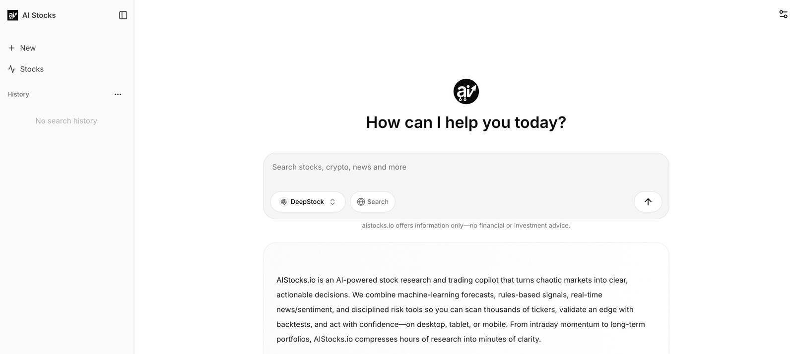 aistocks.io – Chat with AI Stocks