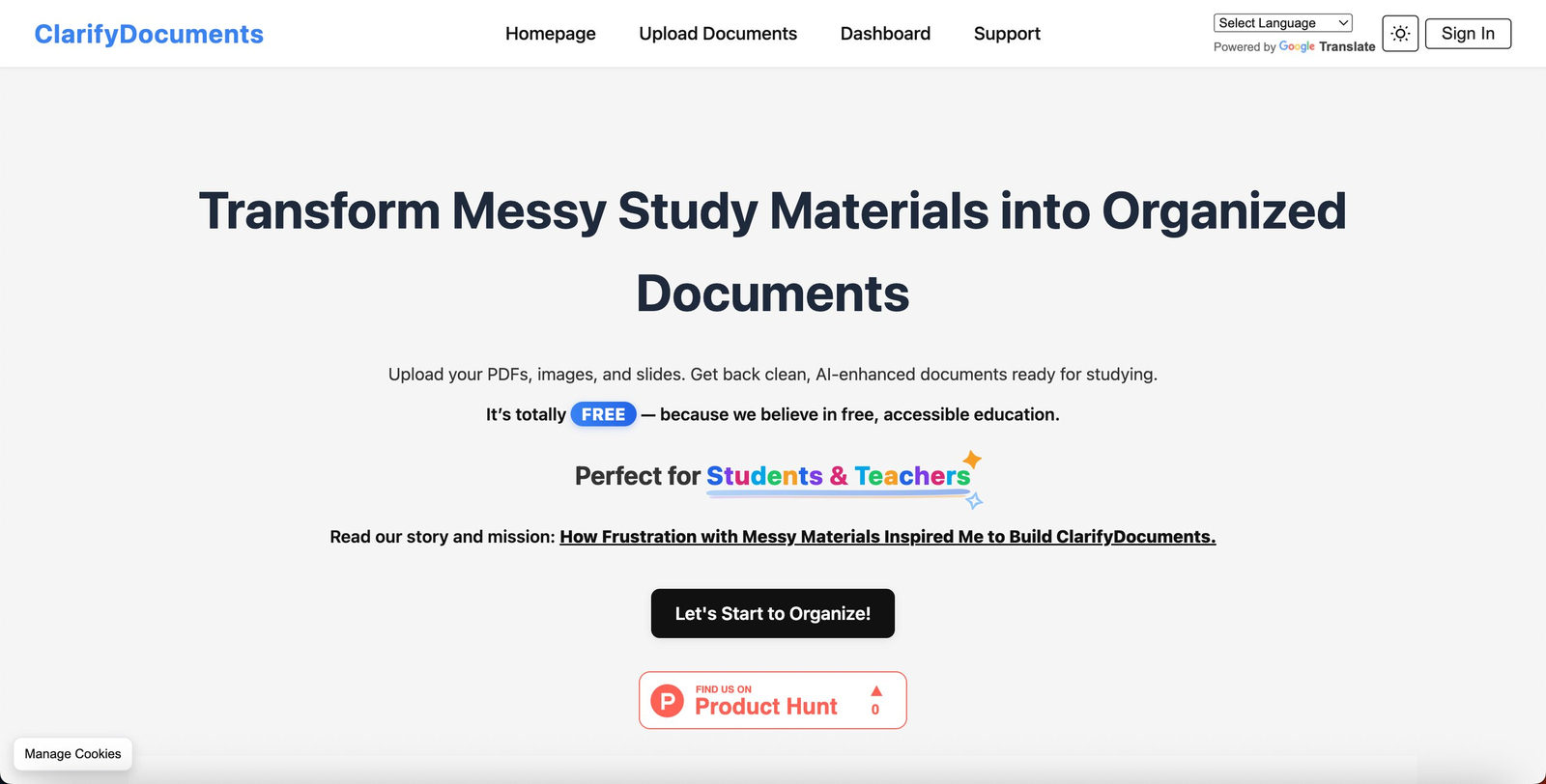 ClarifyDocuments