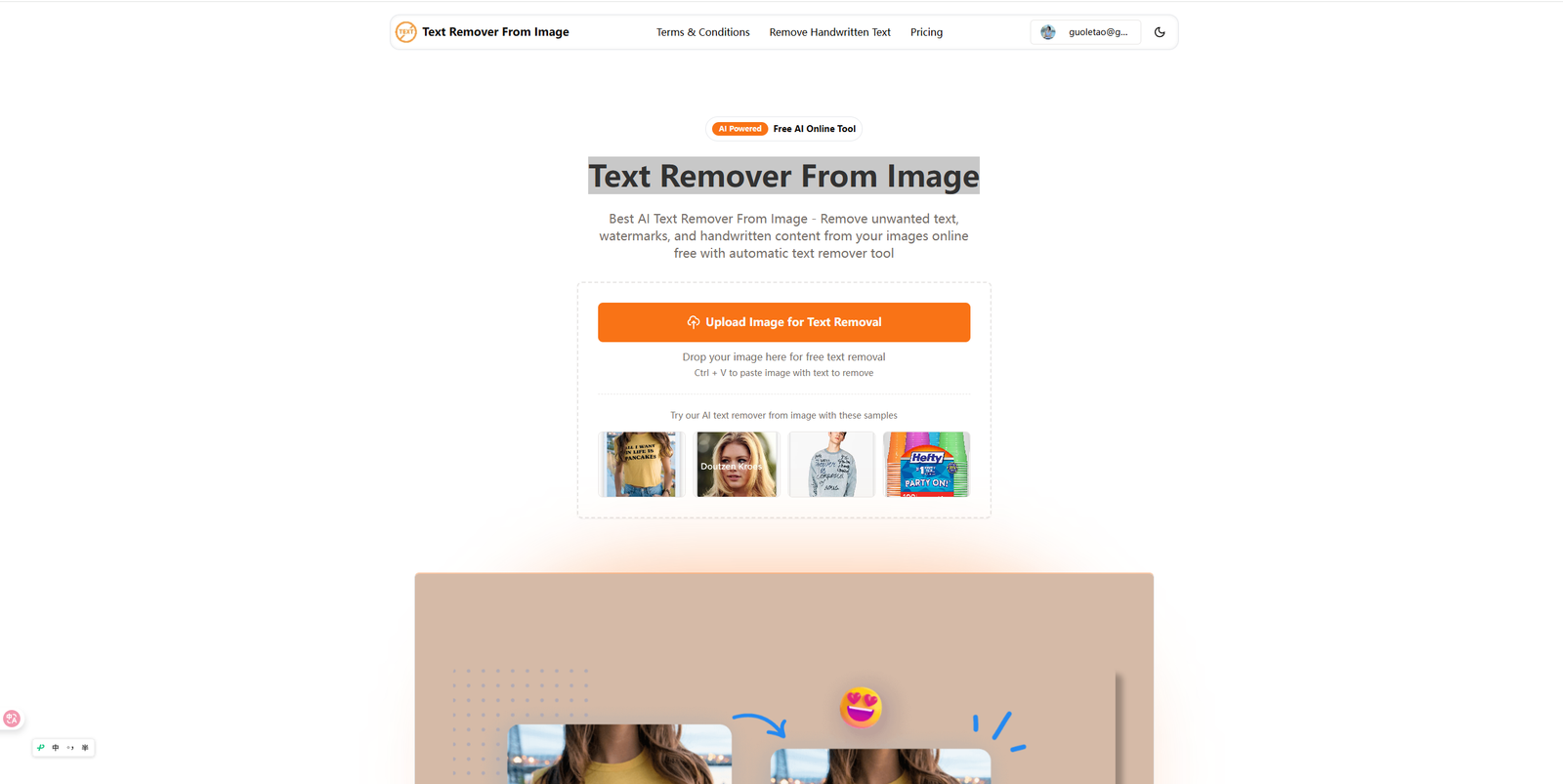 Text Remover From Image