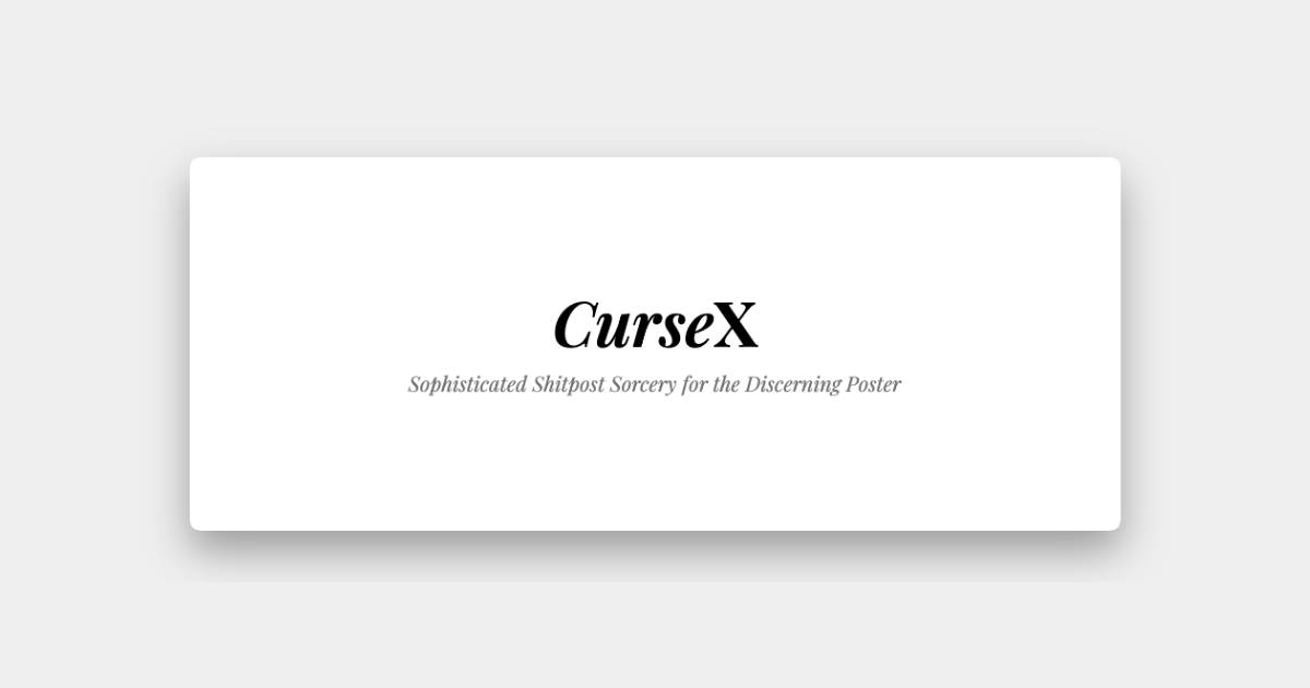 CurseX