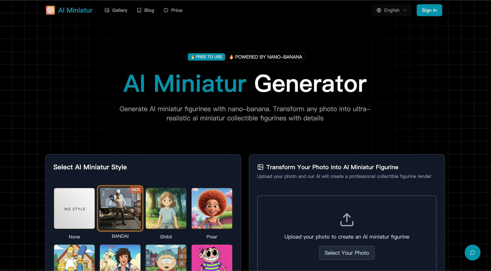 AI Miniatur | Nano-Banana Model