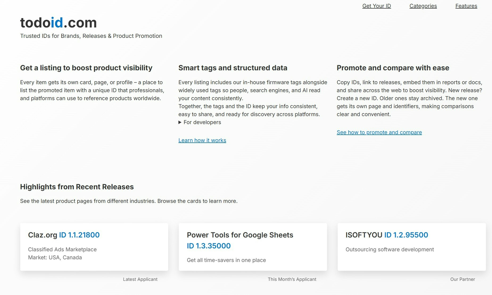 todoid.com – Trusted IDs for Brands