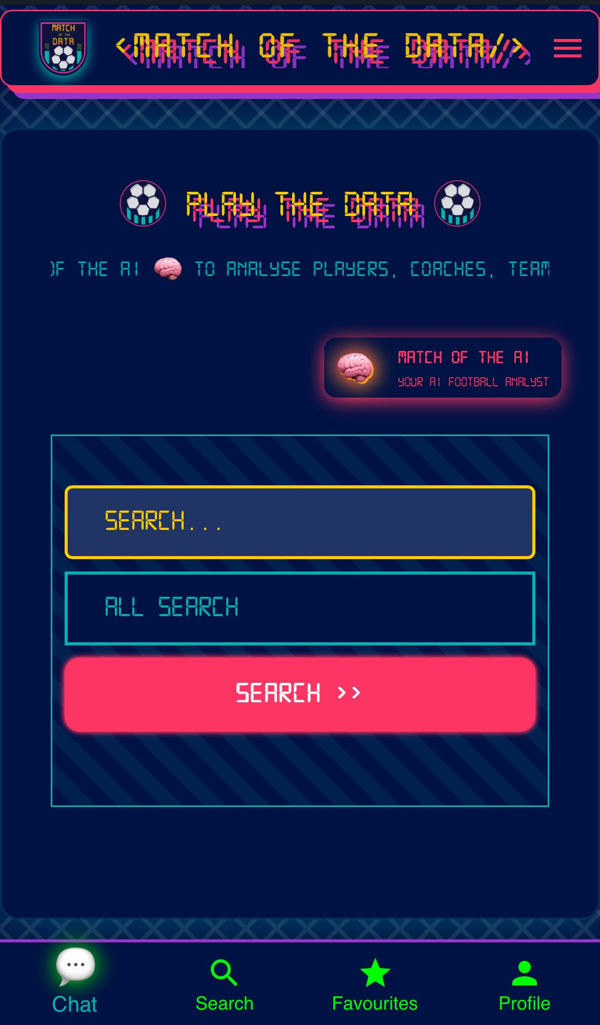 Match of the Data