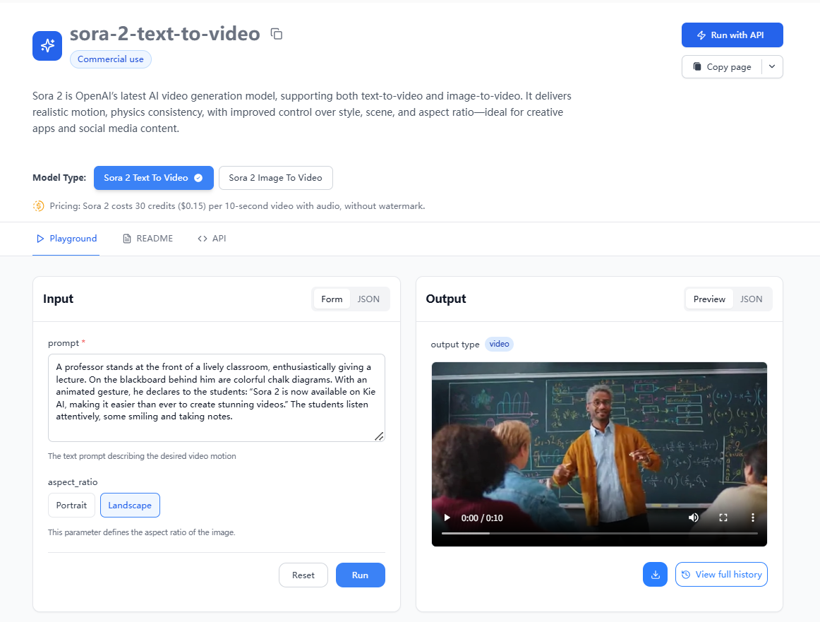 Kie.ai: Affordable&Unofficial Sora 2 API