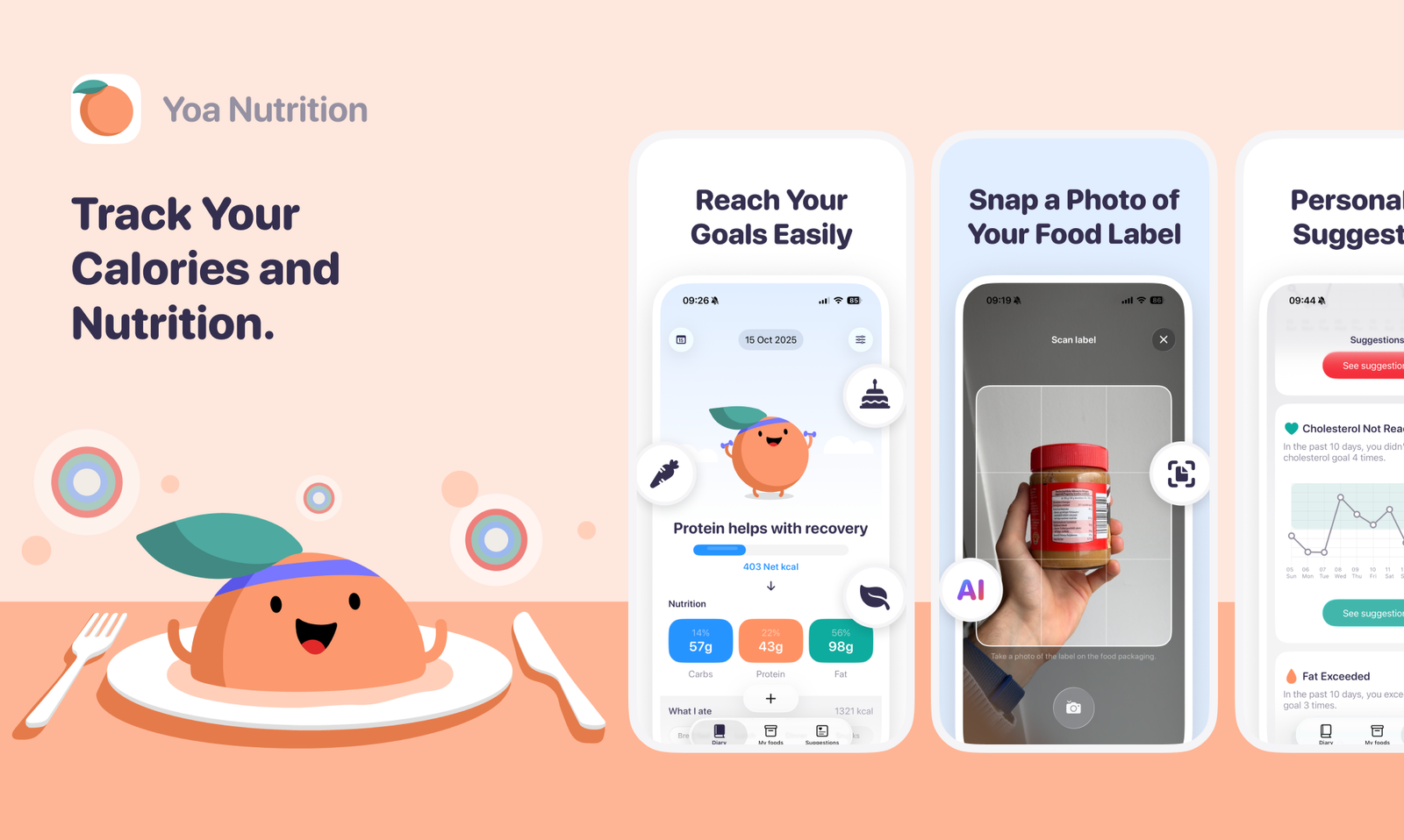 Yoa Nutrition: Calorie Counter