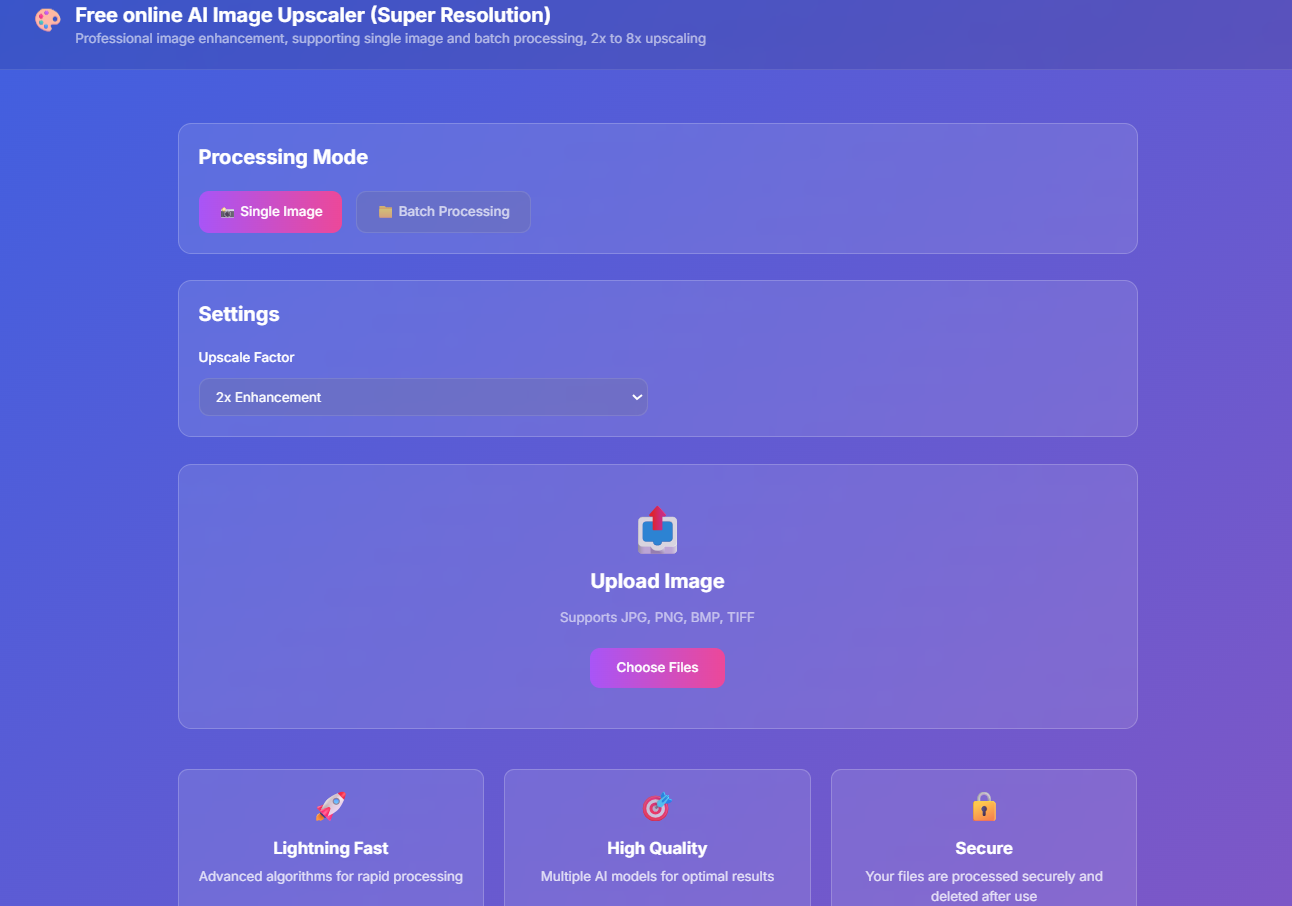 AI Image Upscaler and Enhancer