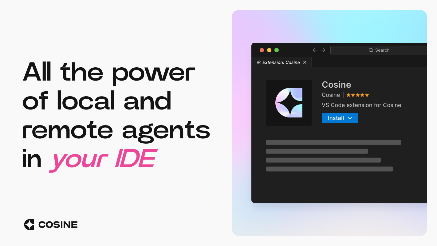 Cosine VS Code Extension