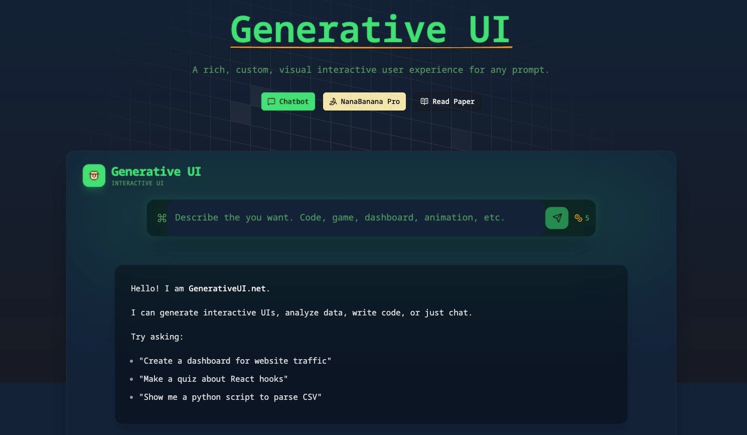 Generative UI