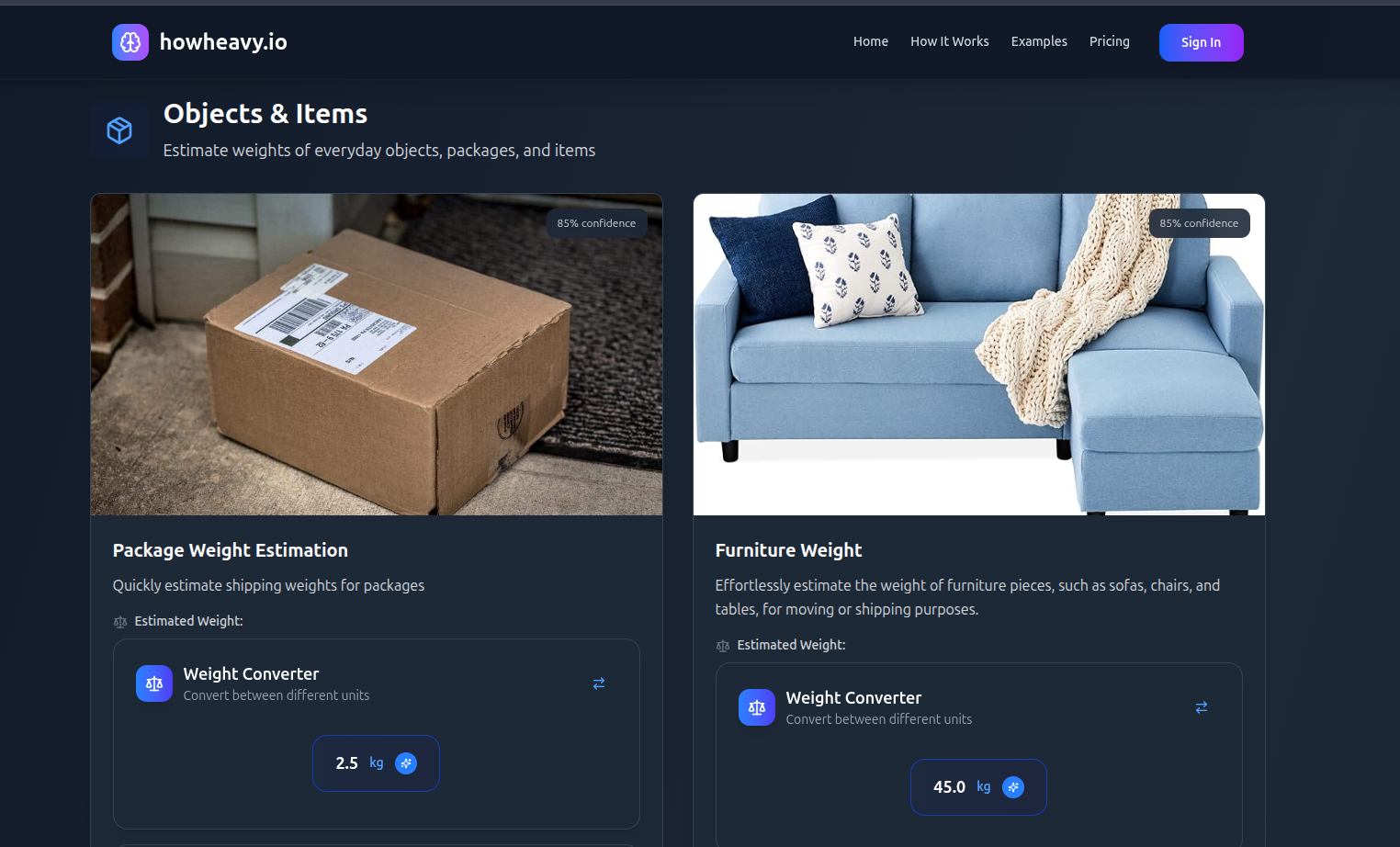 HowHeavy.io