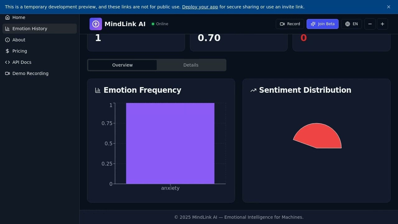 Benji — Emotional Intelligence API