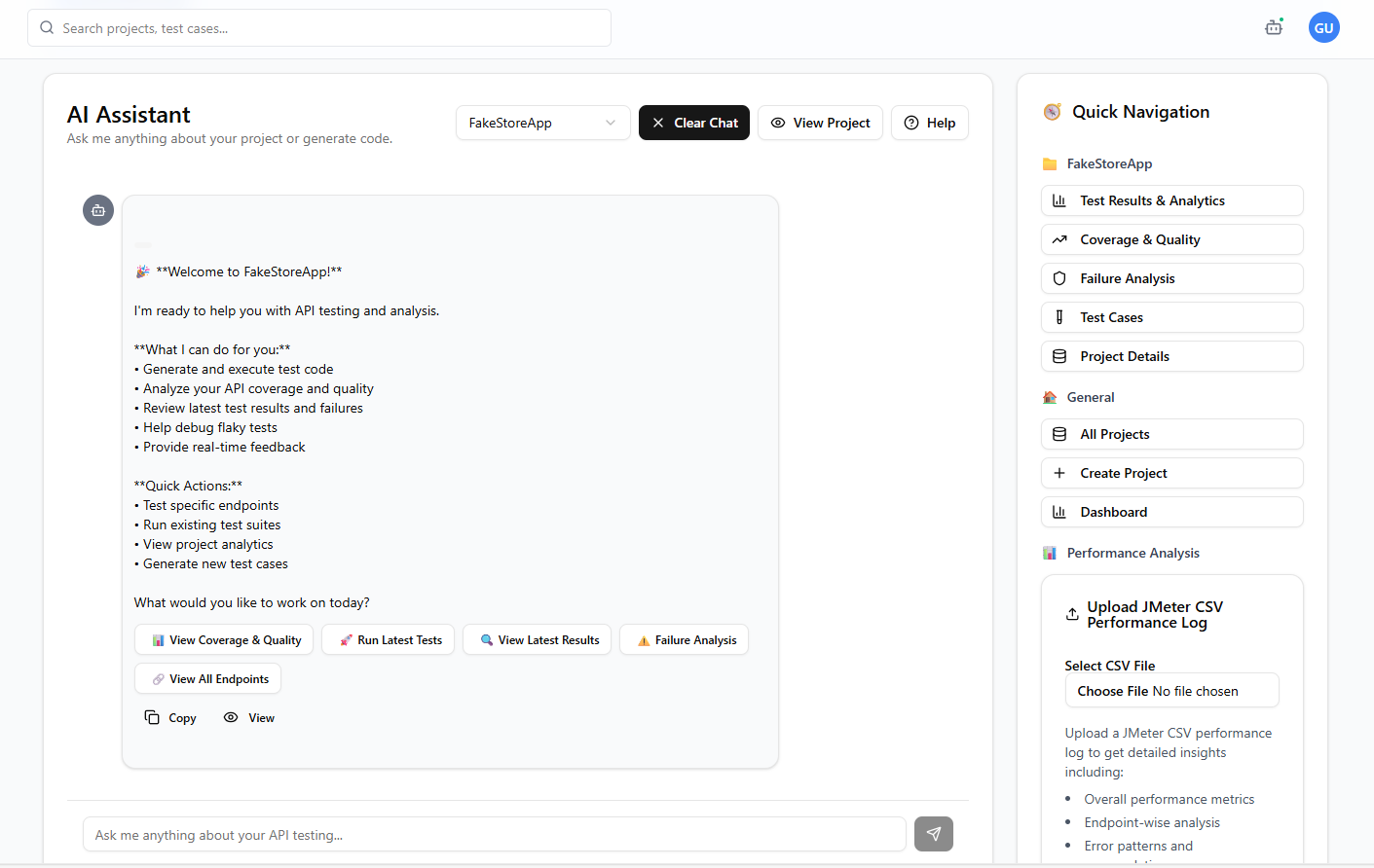 Next-Gen AI Test Platform for APIs & Web