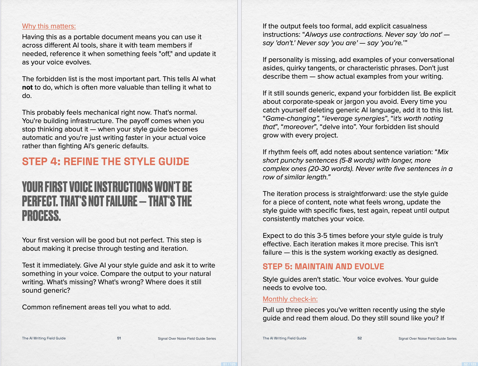The AI Writing Field Guide